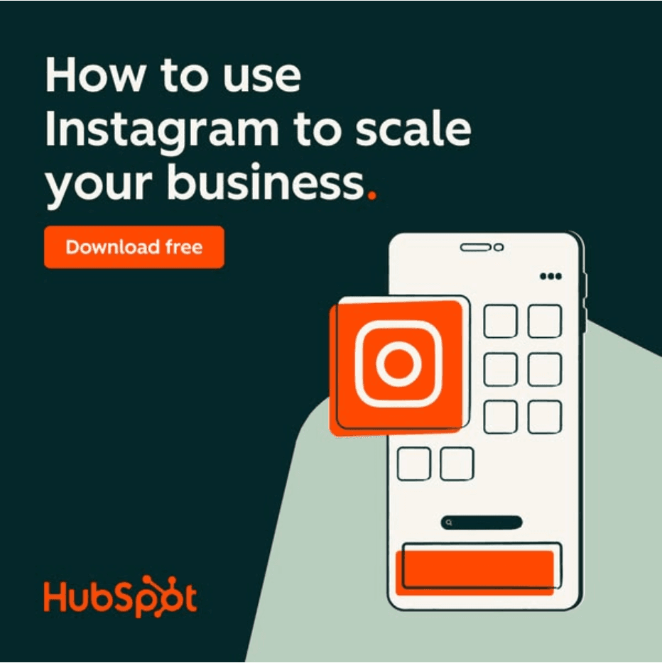 HubSpot reference ad